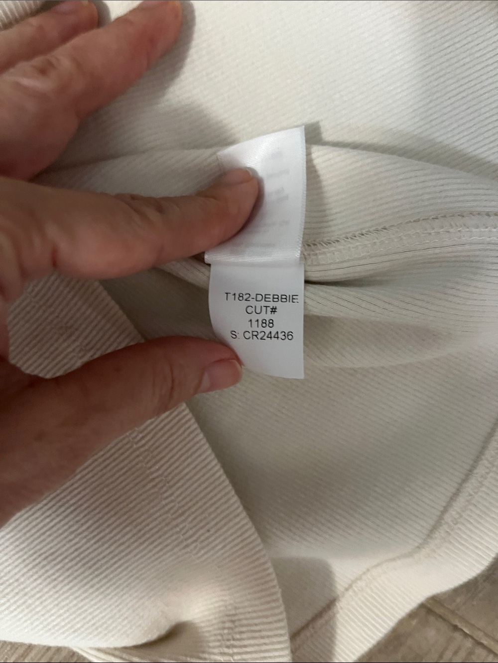 perfectwhitetee Ribbed Tank Top Debbie - Picture 4 of 8
